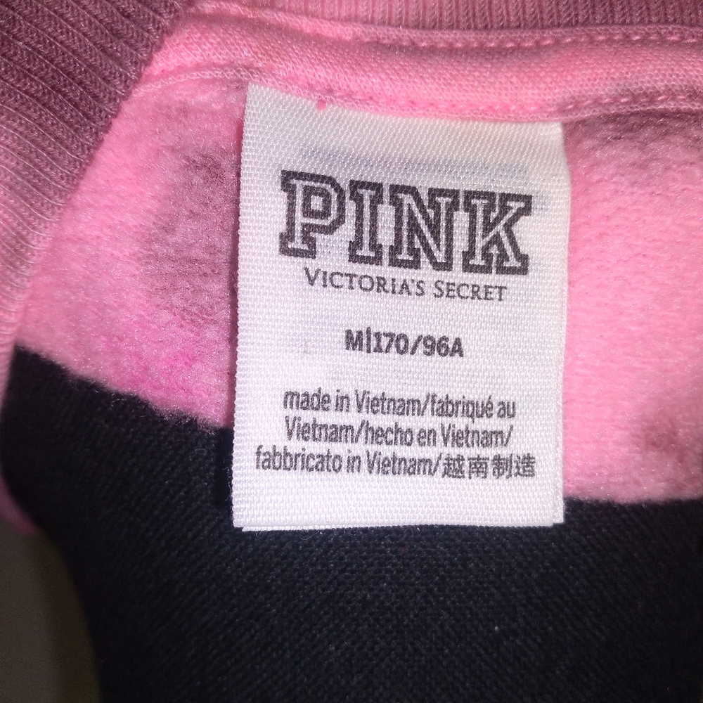 VICTORIA SECRET PINK Shine Tie-Dye Crew Neck Sweatshirt- Size M - Picture 11 of 14